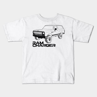 OBS Ram Charger Black Print Kids T-Shirt